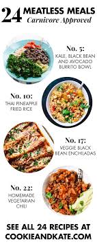 24 Meatless Recipes That Carnivores Will Love Cookie And Kate Meatless Meals Recipes Whole Food Recipes