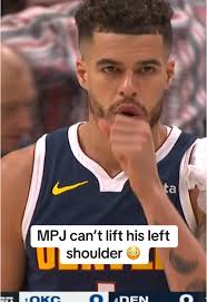 Michael Porter Jr. is playing through an injury. #nbaonespn #nbaplayoffs  #basketball #nba #denver