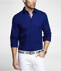 Men From Express Blue Shirt Outfit Men Mens Blue Dress Shirt Mens Shirt Dress
