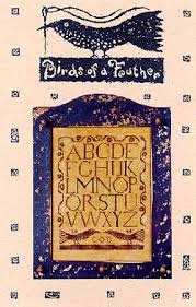 Cross stitch alphabet patterns old english. Birds Of A Feather Alphabet Sampler Cross Stitch Corner