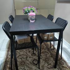 Setahun siapkan kediaman moden minimalis jurugambar ini kongsi. Meja Makan Mini Ikea Home Furniture Furniture On Carousell