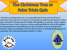 Challenge them to a trivia party! True Of False Christmas Trivia Challenge Teaching Resources