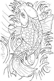 Teach about the different breeds of fish and their unique. Beautiful Japanese Coy Fish Coloring Pages Kids Play Color Fish Coloring Page Coloring Pages Japanese Embroidery
