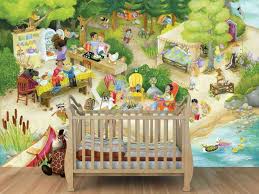 See more ideas about nursery, animal nursery theme, animal theme. Camping Wall Mural Design For Kids Walls About Murals