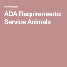 Ada Requirements Service Animals Service Animal Emotional Support Animal Emotional Support Dog