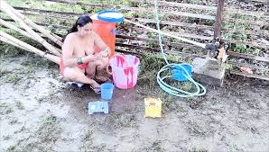 Outdoor Bath Bedroom Sex: Indian Amateur Amateur Porn