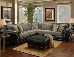 Besides good quality brands, you'll also find plenty of discounts when you shop for nailhead trim during big sales. Black And Grey Sectional Sofa Nailhead Trim Furniture Home New Living Room