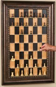 Walnut case with a walnut/maple/oak inlay chess table top. How To Make A Vertical Wall Mounted Chessboard Board Games Wonderhowto