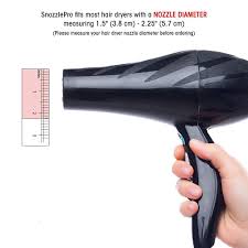 Professional hair dryer should be fast and convenient to attach near the workplace, it is easy. Buy Snozzlepro Universal Hair Dryer Nozzle Adapter Attachment Fits Xtava Black Orchid And Blow Dryers With A Diameter 1 5 Inch To 2 25 Inch Prevents Diffuser And Concentrator Pop Offs Online In Germany B07x8z9w22