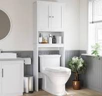 Amazon.com: Shintenchi Over the Toilet Storage Cabinet ...