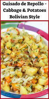 Spicy Cabbage And Potatoes Bolivian Style Recipe Vegetarian Recipes Easy Dinner Cabbage And Potatoes Vegetarian Recipes Dinner
