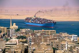 The Suez Canal In Egypt Is A 101 Mile Canal Connecting The Mediterranean Sea With The Gulf Of Suez Learn The History Of This Vital Trade L In 2021 Egypt Suez Canals