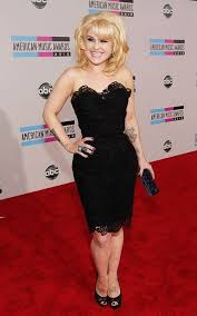 Kelly Osbourne In A Strapless Little Black Dress In Lace Kelly Osbourne Strapless Dress Formal Dresses