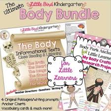 The Body Bundle For Little Learners Anchor Charts Informational Text Passages