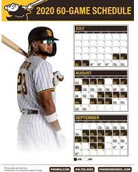 San Diego Padres 2020 Schedule