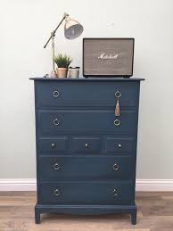 Your Place To Buy And Sell All Things Handmade Blue Chest Of Drawers Vintage Chest Of Drawers Stag Furniture