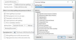 Learn How To Use Word Settings To Improve Your Proofreading