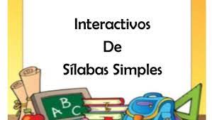 Actividades de buscar las diferencias, juegos de memoria. Material Interactivo De Silabas Para Preescolar Y Primaria 001 Orientacion Andujar Recursos Educativos