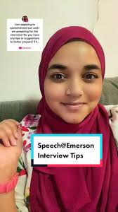 #answer to @Katiecliftonn || Speech@Emerson Interview tips #gradschool  #golions 🦁