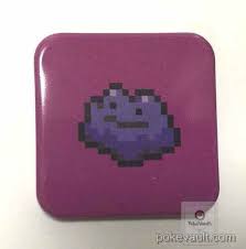 Pokemon Center 2016 Dot Sprite Campaign Ditto Tin Can Badge Pokemon Pokemon Pins Badge