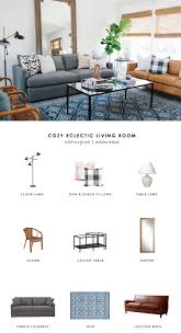 Eclectic living room on a budget. Room Redo Cozy Eclectic Living Room Copycatchic