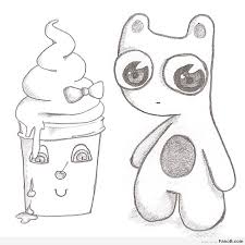 Making your animal drawings cute does not go by how well you draw, but by the details you put in the drawing. Drawing Sketches Easy Cute Art Drawing Ideas
