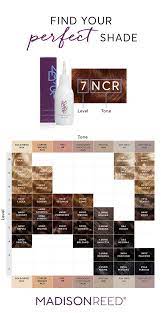 Right Tone Right Level Hair Color That S Just Right Use Our Handy Hair Color Chart For Ideas In Hair Color Quiz Which Hair Colour Madison Reed Hair Color