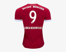Download this logo png transparent png image as an icon or download the original size directly. Bayern Munich 17 18 Home Jersey Lewandowski Bayern De Munique 2018 Png Image Transparent Png Free Download On Seekpng