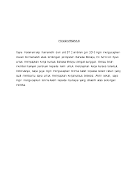 Setelah sebelumnya tim hargabulanini (hbi) menyajikan update harga kertas hvs a4 a3 dan harga kertas plano per rim kali ini kami akan menghadirkan harga terbaru kertas folio di pasaran. Contoh Pendahuluan Folio Bahasa Melayu Guru Paud