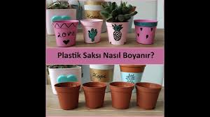 Bize hangi boyayı kullandığımızı soruyorsunuz. Plastik Saksi Nasil Boyanir How To Paint Plastic Plant Pot Youtube