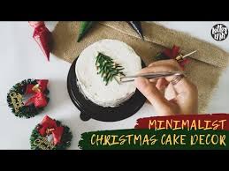 So while you're busy shopping, sending christmas cards, or hanging lights, your little ones will be happily entertained with these great christmas crafts. Christmas Cake Korean Minimalist Decoration Youtube
