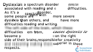 Copying words is labor intensive, like replicating art work. Whats It Like To Be Dyslexic Moving Text Youtube