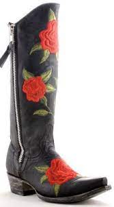 Browse our array of ankle boots, booties, chukkas, and modern western boots with pops of colors and stylish designs to find your favorite casual footwear. Black Cowboy Boots With Red Rose Embroidery I Wear These Often Black Cowgirl Boots Boots Cowgirl Boots