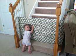 The regalo baby gate for stairs with banister mounts is made totally from an all steel construction. Diy Baby Gate For Open Non Traditional Stairs And Banisters