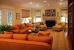 Contemporary Orange Sofa Living Room