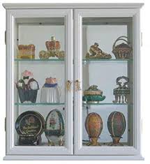 Check out the brick kitchen island; Wall Mounted Curio Cabinet Wall Display Case With Glass Door Solid Wood Cd05c Wh Amazon In