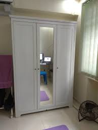 It is generally in good condition with no scratches. Cheap Ikea Aspelund 3 Door Wardrobe W Mirror Babies Kids Baby Nursery Kids Furniture Kids Wardrobes Storage On Carousell