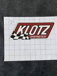 Klotz oil sticker decal offroad toolbox hotrod drag race summit jegs smoke  dirt | eBay