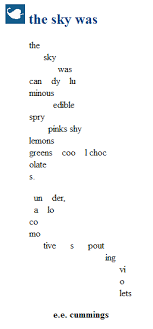 The Sky Was By E E Cummings Word Nerd Words Poetry
