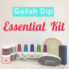 Details About Gelish Dip Sns 4 Dipping Powder Choice Of Color File Buffer Liquids Nail Kit