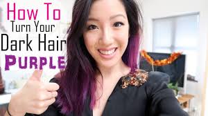 Select from premium dip dye hair of the highest quality. How To Dye Dark Hair Purple Diy Hair Colour Using Schwarzkopf Live Xxl Youtube