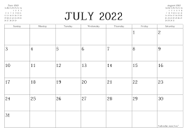 Jun 17, 2021 · the bill creates a whole new set of rules for employers — most of which will go into effect in one year (july 1, 2022) — so we'll do a deeper dive into this in a future post. July 2022 Printable Calendars And Planners Pdf Templates For Goodnotes Notability Remarkable 7calendar