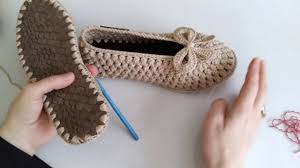 Kece Tabana Popcorn Patik Yapilisi Patikler Tig Isleri Slippers