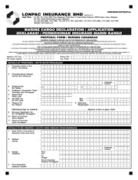 You can estimate your motor insurance premiums and apply online to renew your lonpac insurance berhad was incorporated in 1994 by lpi capital bhd. Fillable Online Marine Cargo Declaration Qxd Lonpac Insurance Bhd Fax Email Print Pdffiller