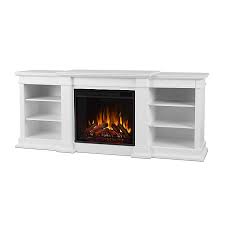 It uses a special firebox and design considerations that the electric logs and glowing embers set up to evoke realism. Real Flame Fresno Electric Fireplace And Media Center Bed Bath Beyond