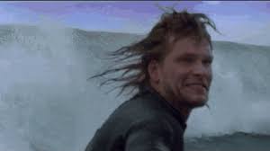 Originally the film was going to be called johnny utah when keanu reeves was cast in the role. Patrick Swayze Kathryn Bigelow Point Break Gif Find On Gifer