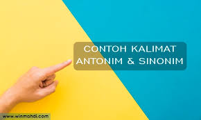 Sinomin bisa disebut juga dengan persamaan kata atau padanan kata. 35 Contoh Kalimat Antonim Sinonim Cpns 2021 Daya Tampung Snmptn Sbmptn Umptkin