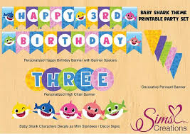 Doo doo printable supplies craft 1 year. Baby Shark Birthday Party Printables Baby Shark Party Invita Personalized Happy Birthday Banner Shark Birthday Party Invitation Birthday Party Decorations Diy