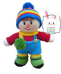 Scarecrow is knit in the round, using magic loop or double pointed needles. Jean Greenhowe S Scarecrow Family Knitted Dolls Knitting Patterns Easy Knitting Patterns