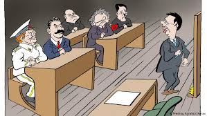 Auf dem impfgipfel von kanzlerin angela merkel (cdu) und den 16 ministerpräsidentinnen und ministerpräsidenten am montagnachmittag droht streit. Karikaturenstreit Auf Serbisch Wer Ist Da Der Hitler Europa Dw 13 11 2018